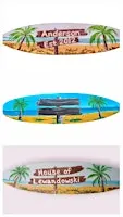 Personalized Surfboard Wall Hanging - Acrylic Painting Class
