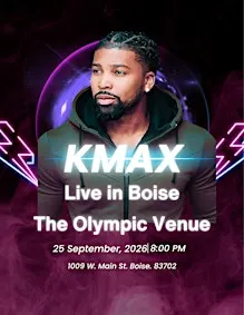 KMAX live in Boise at The Olympic