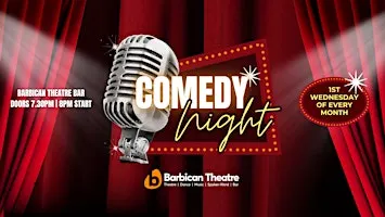 Comedy Night at The Barbican Theatre Bar