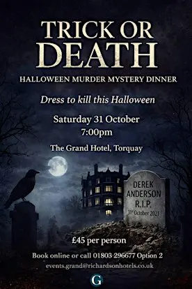 Trick or Death Halloween Murder Mystery