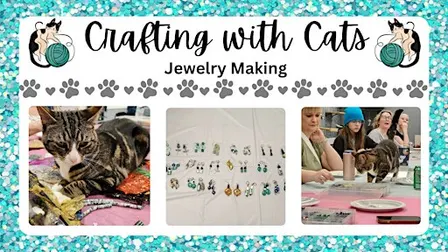 Crafting with Cats: Jewelry Making for the Holidays!