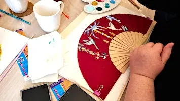 Handfächer‑Workshop im Kreativ Salon: Farbe für den grauen November.