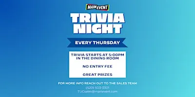 Trivia Nights at Main Event Tucson