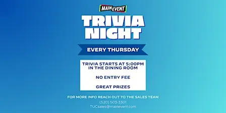 Trivia Nights at Main Event Tucson