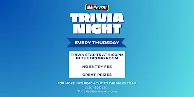 Trivia Nights at Main Event Tucson