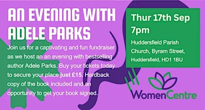 An evening with Adele Parks MBE