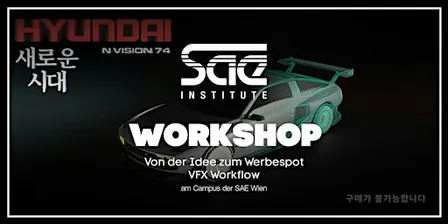 VFX Workshop: Von der Idee zum Werbespot -  SAE Wien