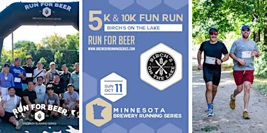 5k and 10k Fun Run x Birch's on the Lake | 2026 MN Brewery Running Series