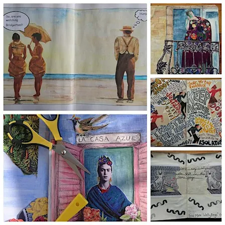 Palette @ Palate presents : Old Cards, New Art