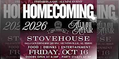The 2026 Homecoming Affair - Hosted by the AAMU Alumni Association, Inc.