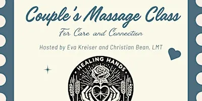 Couple's Massage Class for Care and Connection