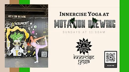 Innercise Yoga at Mutation Brewing - September
