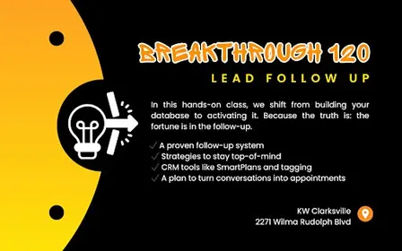 Breakthrough 120: Lead Follow Up