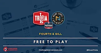 Weekly Live Trivia Nights at Next Level Brewing Co. - Fourth & Gill