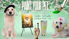 Painting Pets Night, a Comedy Paint and Sip