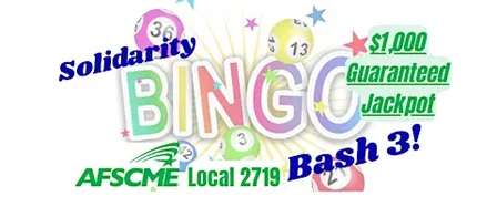 AFSCME Local 2719 Solidarity Bingo Bash 3!