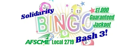AFSCME Local 2719 Solidarity Bingo Bash 3!