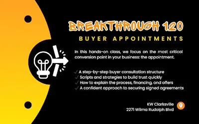 Breakthrough 120: Buyer Appointments