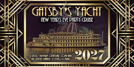 2027 San Francisco VIP Fireworks New Year's Eve | Gatsby's Party Cruise