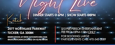 FRIDAY NIGHT LIVE @ KATCH KITCHEN & COCKTAILS | LIVE MUSIC | 8PM-11PM