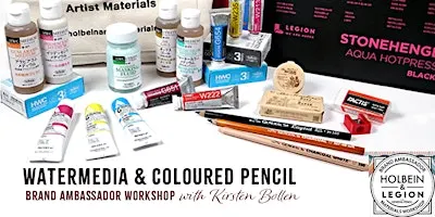Watermedia & Coloured Pencil Brand Ambassador Workshop