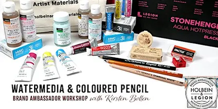 Watermedia & Coloured Pencil Brand Ambassador Workshop
