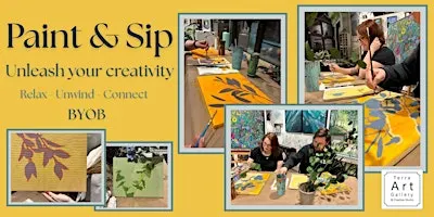 Paint & Sip: Botanical Shadow Painting
