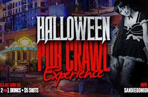 San Diego Halloween Night Pub Crawl Party