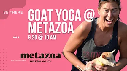 Goat Yoga at Metazoa