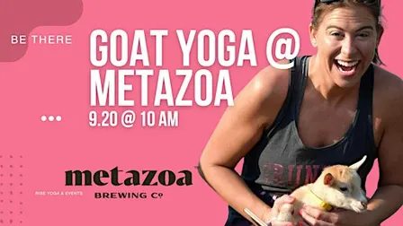 Goat Yoga at Metazoa