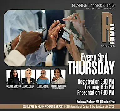 Richmond Business Opportunity Meeting (Every 3rd Thursday)
