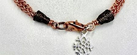 Copper Viking Knit Bracelet with Liz Bucheit