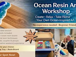 Create Ocean Resin Coasters, Boards & Trays – Beginner-Friendly Workshop