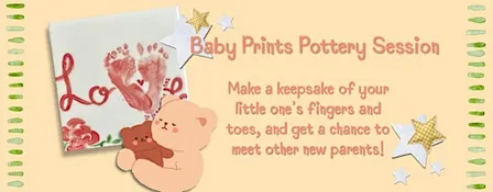 Baby Prints Pottery Painting