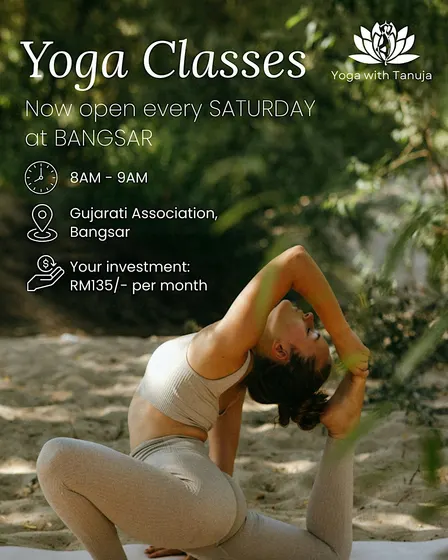 Yoga Classes Every Saturday at Bangsar 8AM