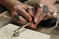 Metalsmithing Workshop DIY Sterling Silver Charm Ring Building