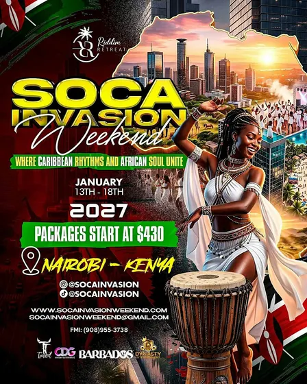 Soca Invasion Weekend Nairobi Kenya