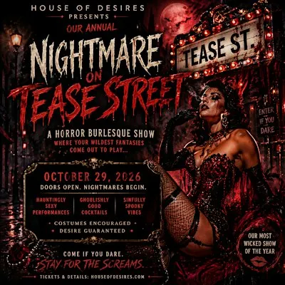 Nightmare on Tease Street Burlesque Show