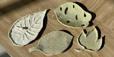 Fall Leaves Catch-All Dish Pottery Class – Intro to Ceramics Workshop