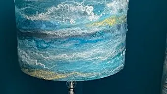 Lampshades: Wet Felting