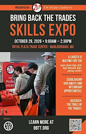 GENERAL ADMISSION TICKET MA BBTT Skills Expo 2026 Presented by F.W. Webb