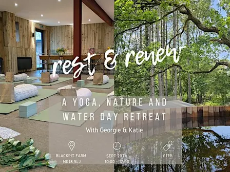 Rest & Renew | a yoga, nature and water day retreat| Autumn Equinox