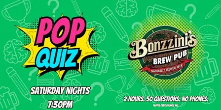Regina - POP QUIZ Saturday @ Bonzzini's