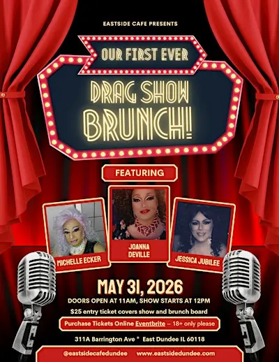 Drag Brunch Debut at Eastside Café — Featuring Joanna Deville