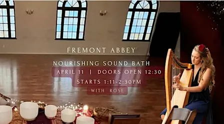 Special Sound Bath w Susanna, Rose, Jeffri - sound bowls, harp, voice