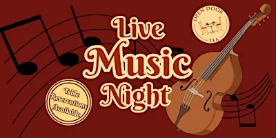 Live music night at Open Door Tea