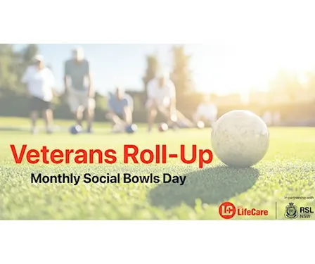 Veteran's Roll Up - Monthly Social Bowls Day