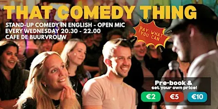 English Stand-up Comedy Show in the Red Light District | That Comedy Thing