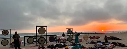 New Moon Beach Sound Bath 25th St.  Newport  Tuesday October 6th. at 7pm