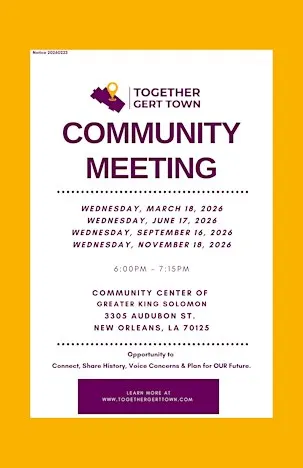 Together Gert Town Community Meeting